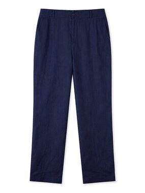 Ralph Lauren Navy Trousers Women’s Straight Leg Dress Pants Classic Workwear